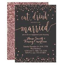 Eat Drink And Be Married Engagement Invitations Zazzle Com In 2021 Engagement Invitations Engagement Party Invitations Order Wedding Invitations
