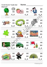 If your students know more than one phonic, divide them into groups and ask each group to find and do all the puzzles with the appropriate phonic. Circle Sound Puzzle 3 Phonics The Ee Sound Esl Worksheet By David Lisgo