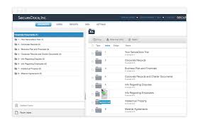 We continually use virtual data rooms provided by ideals, the interface is friendly, everything works fine. Securedocs Virtual Data Room Reviews 2020 Details Pricing Features G2