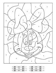 free disney color by number printables for kids disney coloring sheets disney coloring pages free coloring pages