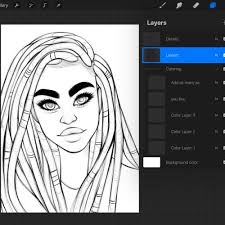 This course focuses on creating digital illustrations on ipad using procreate. Procreate Coloring Pages Girl Novocom Top