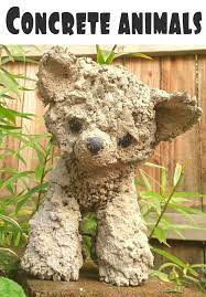 How To Make Concrete Animals For Your Garden Concrete Diy Garden Ornaments Diy Garden Art Sculptures Cement