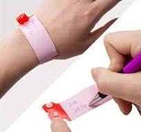 100pcs Vinyl Wristbands Disposable Plastic Handwritten Identity  Information, Snap PVC Bracele For Hospitals Clinics Party - AliExpress