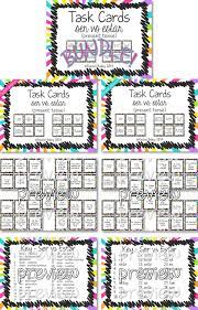 Ser Vs Estar Task Card Activity And Worksheets Bundle Task Card Activities Task Cards Card Set