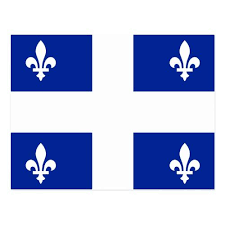 Flag Of Quebec Postcard Zazzle Com Quebec Flag Postcard