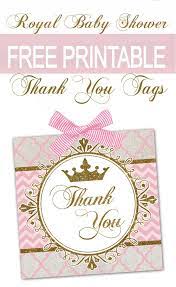 There are several different free printable baby shower invitations to choose from here both for along with the free printable baby shower invitations, you can also download free thank you cards and party circles. Pink Gold Royal Baby Shower Favor Tags Colorful Is Happy Royal Baby Showers Baby Shower Favor Tags Baby Boy Shower Favors