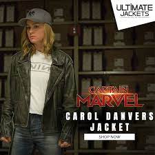 Captain Marvel Carol Danvers Jacket Captain Marvel Jacket Marvel Jacket Captain Marvel Carol Danvers Captain Marvel