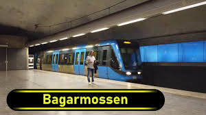 It opened august 31, 1975. Metro Tunnelbana Station Bagarmossen Stockholm Walkthrough Youtube
