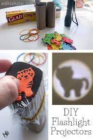 Diy Flashlight Projector Flashlight Craft Toddler Crafts Preschool Crafts