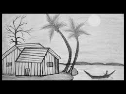 Scenery Drawing With Pencil How To Draw A Pencil Scenery Drawing Pencil Shading Youtube Scenery Drawing Pencil Pencil Shading Earth Drawings Each of these pattern create a structure and a light/darks in your drawing. scenery drawing pencil pencil shading