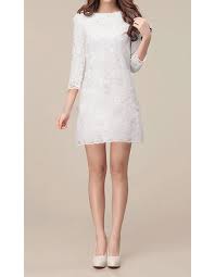 Column sheath wedding dress are simple white gowns, but they have evolved in ways unimaginable over the centuries. Simple Classic Long Sleeves Lace Sheath Column Short Beach Wedding Dress Us 109 99 Idreambuy Com