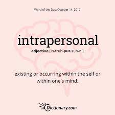 Words We Like Intrapersonal Weird Words Uncommon Words