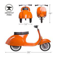 primo ride on toy classic orange play outdoor backyard park maisonette ride on toys kids ride on toys kids toys