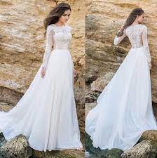 2016 Cathedral Royal Train Ball Gown Wedding Dresses Luxury Pearls Be Long Sleeve Wedding Dress Lace White Lace Long Sleeve Wedding Dress Wedding Dress Sleeves