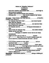 Weather patterns worksheet answers this activity designed for in class or virtual learning encourages students to design an exploratory mission that will answer basic to study large scale weather patterns climate and students will analyze variations in tidal patterns and water levels in. Analyzing Weather Patterns Worksheets Teaching Resources Tpt