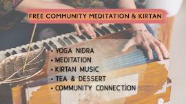 Free Community Meditation & Kirtan