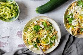 Über 384 bewertungen und für schmackhaft befunden. Rezept Zucchini Feta Nudelsalat Mit Mais Nur 20 Min Projekt Gesund Leben
