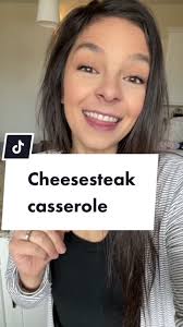 Healthy Cheesesteak Casserole Recipe