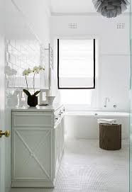 Bathroom design ideas with bamboo floors and a double vanity. Faux Bamboo Bathroom Cabinet Transitional Bathroom