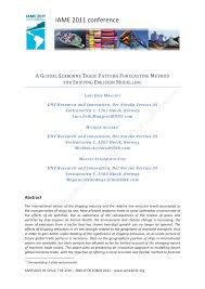 Demikian surat lamaran ini saya sampaikan, atas perhatiannya saya ucapkan terima kasih dan selanjutnya saya bersedia untuk mengikuti tes wawancara. Pdf A Global Seaborne Trade Pattern Forecasting Method For Shipping Emission Modelling
