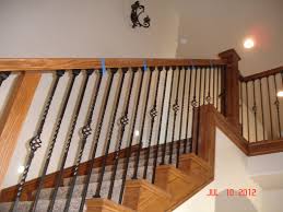 To get the best effect, paint the handrail and the treads in the same neutral color. French Farmhouse Iron Stair Spindles Novocom Top