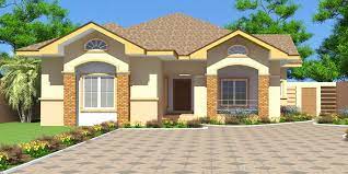 3bedroom 3bath House Plans Unique Ghana House Plans Nii Ayitey Plan Home Building Plans House Blueprints Bungalow House Design Dream House Plans