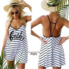 Black And White Striped Swimsuit Cover Up Bride Beach Tank Top Swimsuit Coverup For The Honeymoon Or Bachelorette Party 29 99 Bachelorette Party Outfit Honeymoon Outfits Honeymoon Outfit Beach
