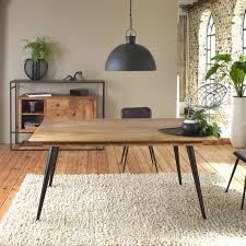 table a manger scandinave pieds compas metal 2 allonges rsc2all bois made in meubles la redou table salle a manger table a manger scandinave table a manger