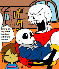 Maybe you would like to learn more about one of these? Frisk Papyrus With Baby Sans Base Free To Use By Treekosansskeleton On Deviantart