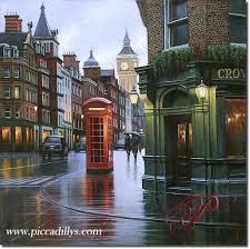 London Evening By Alexei Butirskiy City Art Pictures To Paint Building Art
