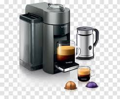 Thanks to a barcode on the rim of the capsule, the brewing parameters are adjusted by the machine. De Longhi Nespresso Vertuoline Evolvuo Evoluo Env135 Espresso Machines Delonghi Transparent Png