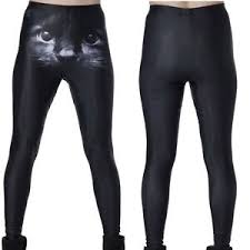 Iron Fist Black Pussy Cat Leggings Size Large Nwt Ebay