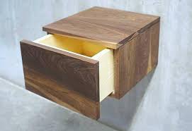 Floating Nightstand Bed Side Table Wood Wooden Finished The Color Of Your Choice Free Shipping M2 Mounting Hardware Bedside Shelf Nightstand Drawer Shelves