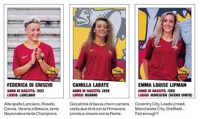 Sebino nela sarà il dirigente della società che seguirà le attività della prima squadra femminile durante tutta la stagione. Le Figurine Della Roma Femminile Alla Scoperta Della Rosa 2018 19