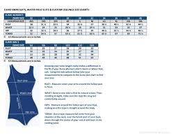 zumo sizing chart