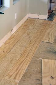 Diy Wide Plank Floors Made From Plywood Diy Flooring Flooring Wide Plank Flooring