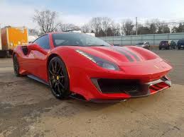 El ferrari 488 pista se presenta durante el salón del automóvil de ginebra 2018. 2019 Ferrari 488 Pista En Venta Pa Philadelphia Fri Apr 17 2020 Copart Eeuu