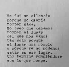 Although there are others, yours is the best. Me Fui En Silencio Silencio Tan Sola
