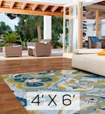 4' x 6', outdoor area rugs : Shop For Outdoor Rugs By Size Dfohome