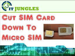 If you make any mistake, there is no going back. How To Cut Standard Sim Card To Micro Sim Using Scissor Youtube