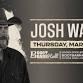 Josh Ward en Gainesville Entradas - 03/20/2025 8:00 PM