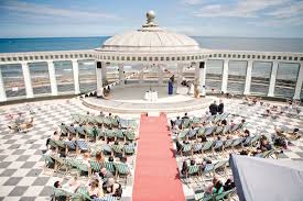 Fab Vintage Seaside Wedding Theme In Scarborough With Fish And Chips Seaside Wedding Theme Beach Wedding Style Seaside Wedding