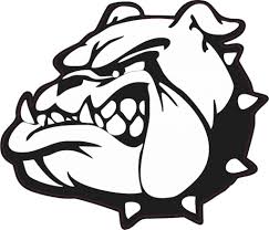 Black And White Bulldog Logo Stickertalk Left Facing Black And White Bulldog Mascot Vinyl Sticker 3 5 In 2020 Bulldog Mascot White Bulldog Mascot