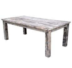 5 out of 5 stars. Large Oblong Mango Wood Dining Table Rustic White Wash Finish Roudham Trading