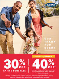 This content is not provided or commissioned by the credit card issuer. Old Navy Thank You Event Palisades Center