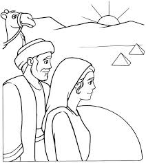 A downloadable coloring page of abraham, the first patriarch, from genesis 17. Abraham And Sarah Bible Story Coloring Page Free Printable Coloring Pages For Kids