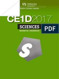 Correction devoir commun mai 2014. Corrige Ce1d 2014 Sciences