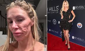 Catwoman' Jocelyn Wildenstein in all black ensemble with beau Lloyd Klein  in NY