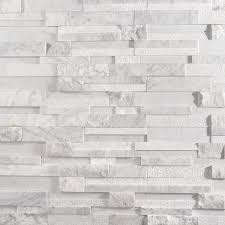 Our interior line of faux stone products has introduced the beauty of natural stone to home interiors across the country. Stackstone Snow White Ledger Panel Wall Tile Tilebar Com