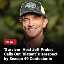 Jeff Probst was not happy about the latest #Survivor controversy 👇 As the  cast waited at Ponderosa ahead of filming, they were informed that they  were “not allowed to talk” before the